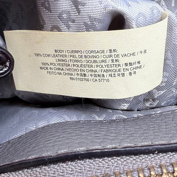 KATE SPADE Mulberry Street Gray Pebbled Leather Classic Handbag Purse READ - Picture 5 of 16